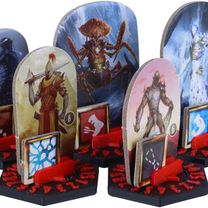 5 pcs. value pack Feldherr Dial Bases for Gloomhaven + Frosthaven + Gloomhaven: Jaws of the Lion multicolor