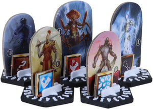 5 pcs. value pack Feldherr Dial Bases for Gloomhaven + Frosthaven + Gloomhaven: Jaws of the Lion multicolor