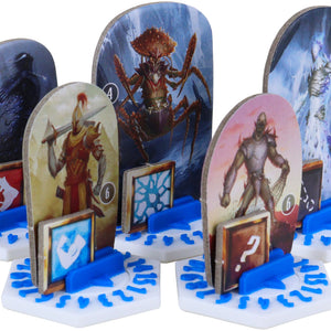 5 pcs. value pack Feldherr Dial Bases for Gloomhaven + Frosthaven + Gloomhaven: Jaws of the Lion multicolor