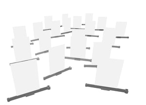 20 pcs. value pack Feldherr card stand for HeroQuest