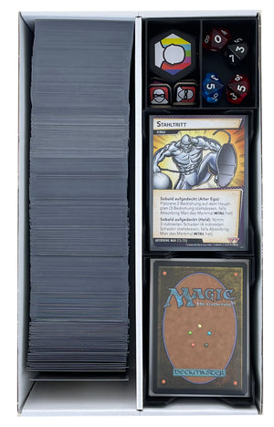 Feldherr card holder and token holder set for Storage Box TCHS105 - 560 game cards in Standard Card Game Size + tokens