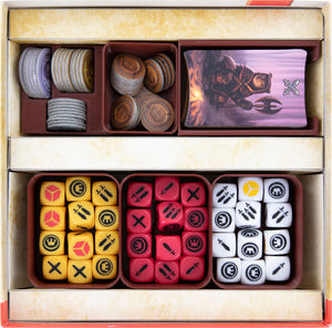 Feldherr Organizer insert for Dice Hunters of Therion - core game box