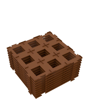 Feldherr terrain tile grid for Carcassonne - interlocking