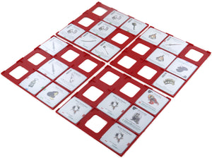 4 pcs. set de valeur Feldherr pour Kingdom Death : Monster - Gear Cards