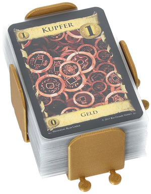 4 pcs value pack Feldherr card holder for Dominion - basic Treasure cards + Curse Cards avec pochettes