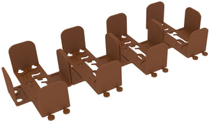 4 pcs value pack Feldherr card holder for Dominion - basic Treasure cards + Curse Cards avec pochettes