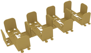 4 pcs value pack Feldherr card holder for Dominion - basic Treasure cards + Curse Cards avec pochettes