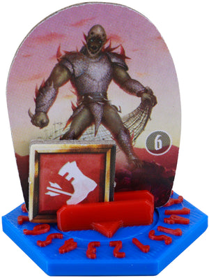 10 pcs. value pack Feldherr Dial Bases for Gloomhaven + Frosthaven + Gloomhaven: Jaws of the Lion multicolor