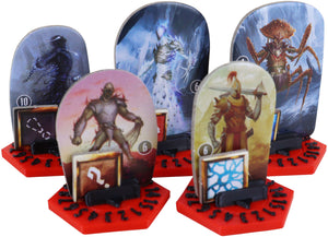 10 pcs. value pack Feldherr Dial Bases for Gloomhaven + Frosthaven + Gloomhaven: Jaws of the Lion multicolor