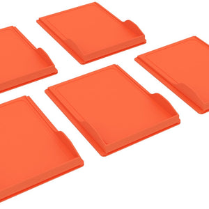 5 pcs value set Feldherr card tray for Forest Shuffle - Tree Cards