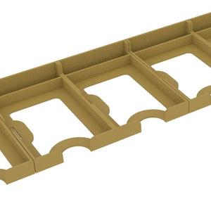 5 pcs value pack Feldherr card holder for game cards in Standard Card Game Size - 30 cartes chaque - 1 compartiment - extensible