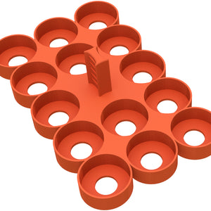 Feldherr paint rack for 4l Really Useful Boxes - 14 Citadel paint pots (12 ml)