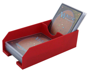 Feldherr card deck holder with discard compartment for a card deck in Standard Card Game Size