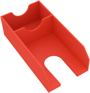 Feldherr card deck holder with discard compartment for a card deck in Standard Card Game Size