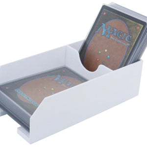 Feldherr card deck holder with discard compartment for a card deck in Standard Card Game Size