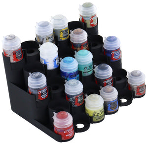 Feldherr Paint Rack for 28 Citadel paint pots (12 ml / 18 ml / 24 ml)