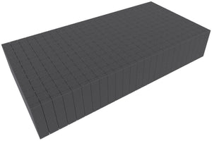 500 mm x 250 mm x 90 mm Feldherr Pick and Pluck / Pre-Cubed foam tray - grid width 20 mm