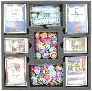 Jeu de valeur de plateau en mousse pour Super Dungeon Explore - Roi Oublié plus cartes et jetons