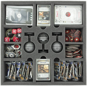 Foam tray value set for the Star Wars Rebellion board game box