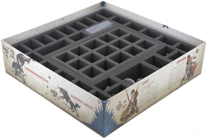 Feldherr foam set for Zombicide Wulfsburg - board game box