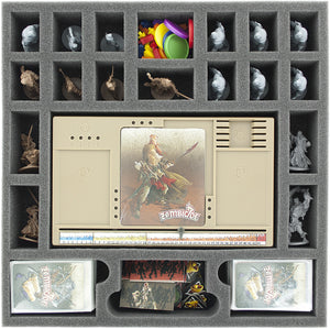 Jeu de valeurs de plateau en mousse pour Zombicide Black Plague