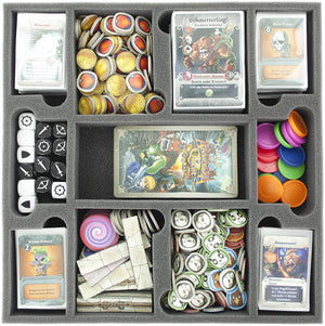 Foam tray value set for Arcadia Quest board game box