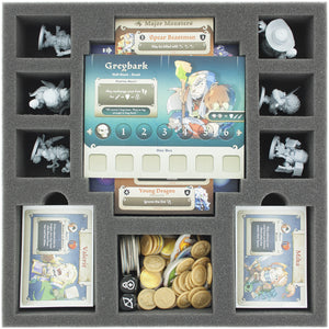Feldherr foam kit for the complete Masmorra Dungeons of Arcadia Dungeoneer Kickstarter Pledge