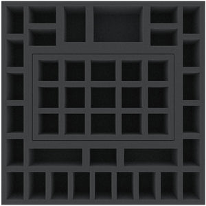 AGFC055BO 295 mm x 295 mm x 55 mm foam tray for board game boxes