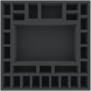 AGFC055BO 295 mm x 295 mm x 55 mm foam tray for board game boxes