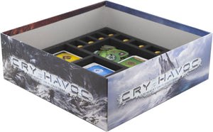 Foam tray value set for the Cry Havoc board game box