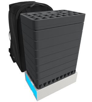 Feldherr backpack with magnetic box for Subbuteo: 18 Teams + 2 Goals