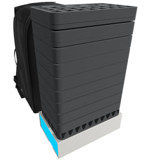 Feldherr backpack with magnetic box for Subbuteo: 18 Teams + 2 Goals