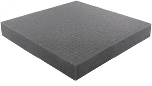 600 mm x 600 mm x 40 mm Raster / Pick and Pluck / Pre-Cubed foam tray - Raster 15 mm
