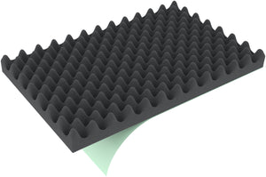 CGNP020S 520 mm x 320 mm x 20 mm Convoluted foam self-adhesive