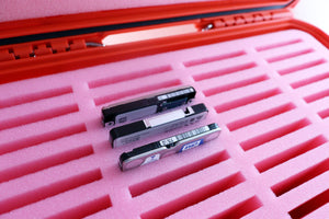 Mallette de protection / transport étanche pour disques durs SSD / HDD 2,5'' - 48 compartiments