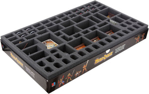 Feldherr foam tray set for HeroQuest board game box