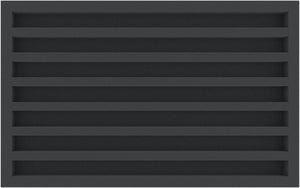 DS035A001 Foam inlay N Gauge - horizontal - 7 slots for model railway locomotives, wagons and vehicles