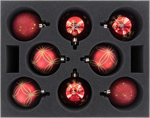 Feldherr Storage Box DSLB310 for 48 Christmas baubles diameter 80 mm