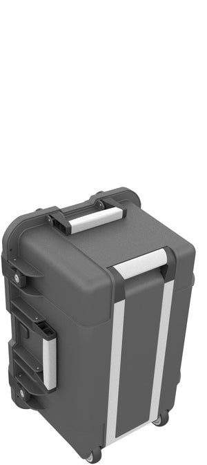 Case / Trolley for 20 tablets in thick sleeves - compartments 22 mm wide - compatible with Apple iPad, Samsung Galaxy Tab A or Microsoft Surface Go