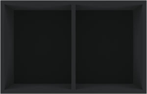 ED 64/12 HG Euro container / Euro box with hinged lid 600 x 400 x 135 mm including PE foam