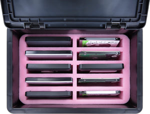 Feldherr ESD foam set + Euro Box for 2.5'' external hard drives SSD / HDD - 10 compartments