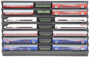 EUMEWEA01 Feldherr Zugliege - TT Gauge - 7 compartments for model railway locomotives, wagons and vehicles