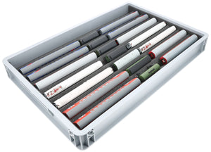 Euro Box mit Zugliege - 7 compartments for TT Gauge - for model railway locomotives, wagons and vehicles