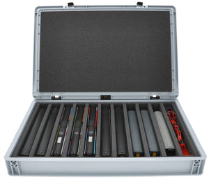 Feldherr Eurobox 60 x 40 cm Set for model railway - 00 scale - 11 compartments - foam insert for upright storage