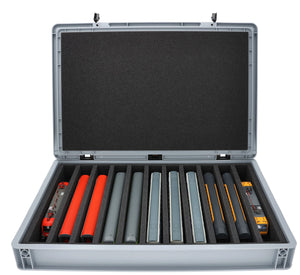 Feldherr Eurobox 60 x 40 cm Set for model railway - H0 scale - 11 compartments - foam insert for upright storage