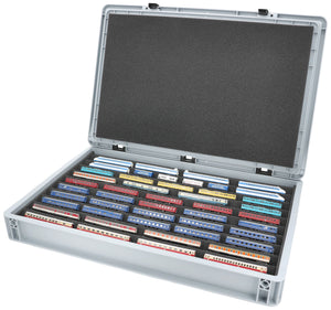 Euro Box with Zugliege - 10 compartments for Z Gauge - for model railway locomotives, wagons and vehicles