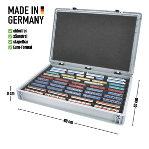 Euro Box with Zugliege - 10 compartments for Z Gauge - for model railway locomotives, wagons and vehicles