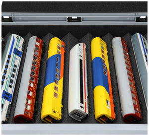 Euro Box with Zugliege - 9 compartments for H0 Gauge - for model railway locomotives, wagons and vehicles