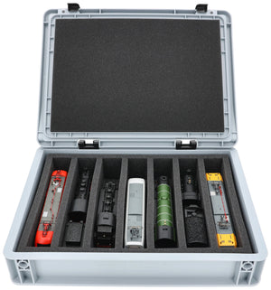 Feldherr Eurobox 40 x 30 cm Set for model railway - 00 scale - 7 compartments - foam insert for upright storage