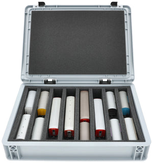 Feldherr Eurobox 40 x 30 cm Set for model railway - H0m scale - 8 compartments - foam insert for upright storage